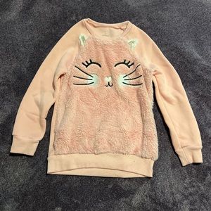 Pink cat sweater